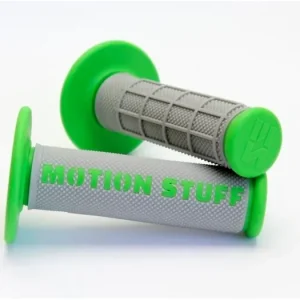 Finální Výprodej Motokrosové rukojeti supersoft MOTION STUFF Šedo/zelené STF-201-2228