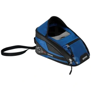 Akční Nabídka Tankbag na motocykl M2R, OXFORD (černý/modrý, s magnetickou základnou, objem 2 l)