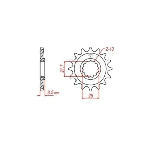 Nejlepší Cena Řetězové kolečko pro sekundární řetězy typu 525, JT - Anglie (15 zubů) M290-4011-15