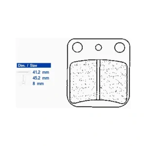 Aktuální Brzdové destičky CL BRAKES 2408 X59 120547 200.2408.X5