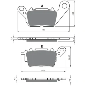 Koupit Online Brzdové destičky GOLDFREN 380 AD 122504 797.A3.80