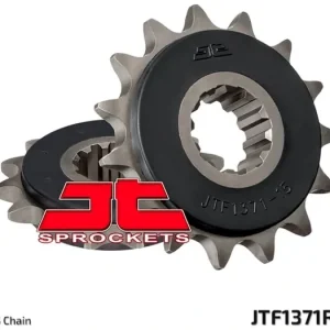 Novinka Řetězové kolečko JT JTF 1371-15RB 15 zubů, 525 pogumované JTF1371.15RB 726.03.51