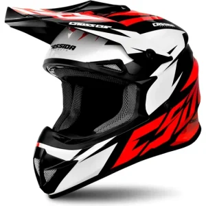 Přilba Cross Cup Two, CASSIDA - ČR (červená/bílá/černá, vel. XL) Vysoce Kvalitní