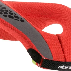 Nákrčník SEQUENCE YOUTH 2023, ALPINESTARS, dětský (černý/červený/šedý/žlutý fluo) Cenově Výhodný