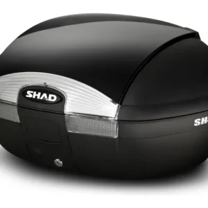 Vrchní kufr na motorku s barevným krytem SHAD SH45 Lesklá černá Akční Cena