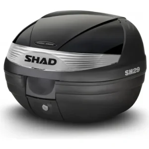 Jen Po Omezenou Doba Vrchní kufr na motorku s barevným krytem SHAD SH29 Lesklá černá