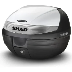 Vrchní kufr na motorku s barevným krytem SHAD SH29 bílá Top Prodej