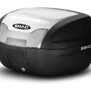 Hromadná Objednávka Vrchní kufr na motorku s barevným krytem SHAD SH40 bílá