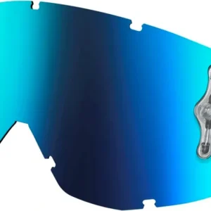 Plexi HUSTLE/TYRANT/SPLIT MX SGL WORKS, SCOTT (modrý chrom, antifog) Rychlé Dodání