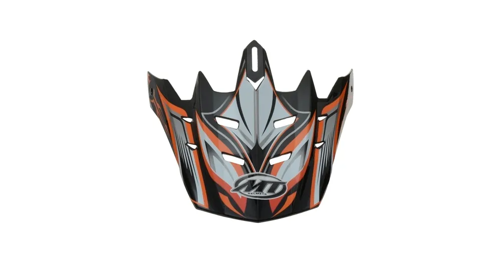 Kšilt pro přilby MX-1/MX-2 Technical, MT - Španělsko (oranžová/černá/bílá/šedá) Sleva