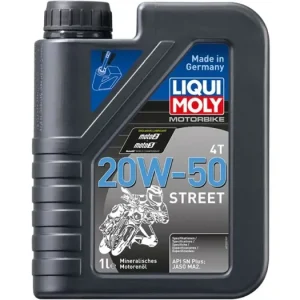 Jen Po Omezenou Doba LIQUI MOLY Motorbike 4T 20W50 Street, minerální motorový olej 1 l