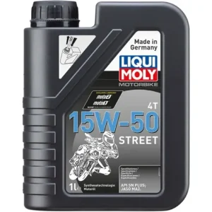Sezónní Sleva LIQUI MOLY Motorbike 4T 15W50 Street, polosyntetický motorový olej 1 l