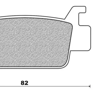 Brzdové destičky (směs OFF ROAD ATV SINTERED) NEWFREN (2 ks v balení) M502-741 Levný