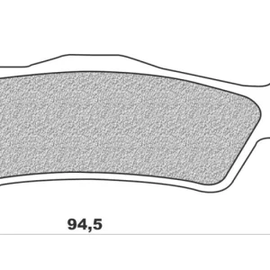 Vysoce Kvalitní Brzdové destičky (směs OFF ROAD DIRT RACE SINTERED) NEWFREN (2 ks v balení) M502-470