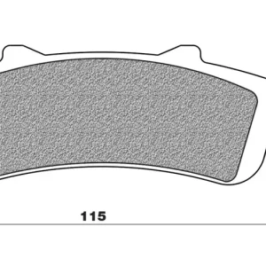 Doprava Zdarma Brzdové destičky (směs SCOOTER ELITE SINTERED) NEWFREN (2 ks v balení) M502-650