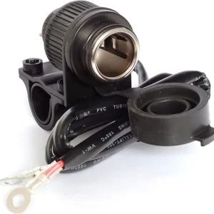 Standardní 12V zásuvka s uchycením na řídítka Vrácení Zdarma