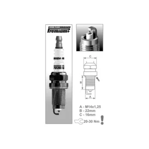 Zapalovací svíčka P1 řada Premium Iridium+, BRISK - Česká Republika M231-078 Nejlepší Volba