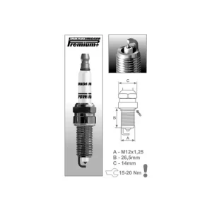 Zapalovací svíčka P11 řada Premium Iridium+, BRISK - Česká Republika M231-059 Nová Kolekce