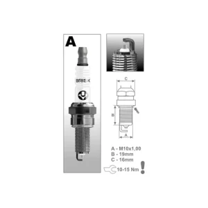 Finální Výprodej Zapalovací svíčka AR14YS řada Silver Racing, BRISK - Česká Republika M231-036