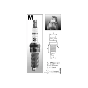 Zapalovací svíčka MR12YS-9 řada Silver Racing, BRISK - Česká Republika M231-049 Super Cena