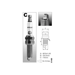 Zapalovací svíčka CR10YS řada Silver Racing, BRISK - Česká Republika M231-057 Akce