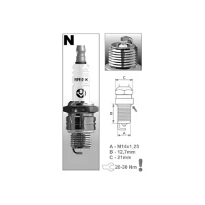 Zapalovací svíčka N11S řada Silver Racing, BRISK - Česká Republika M231-062 Tovární Cena