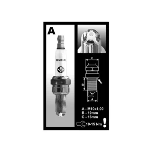 Sleva Zapalovací svíčka AOR10LGS řada PREMIUM LGS RACING, BRISK - Česká Republika M231-136