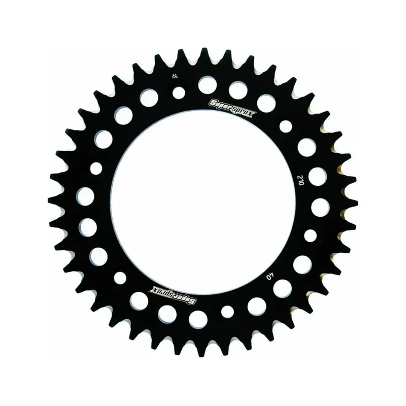 Akce Hliníková řetězová rozeta SUPERSPROX RAL-210:40-BLK černý 40 zubů, 520