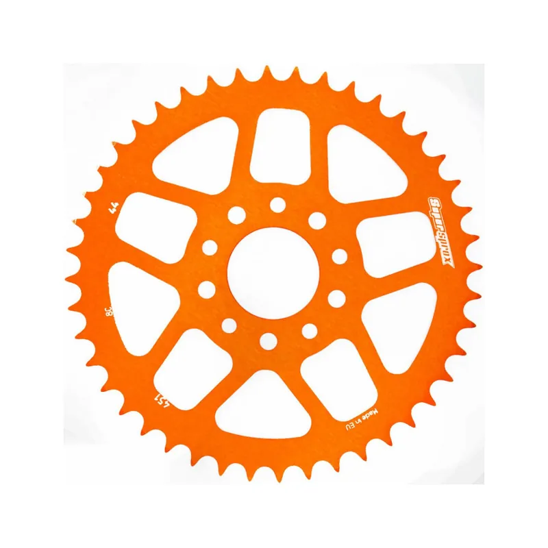 Tovární Cena Hliníková řetězová rozeta SUPERSPROX RAL-451:44-ORG oranžová 44 zubů, 415