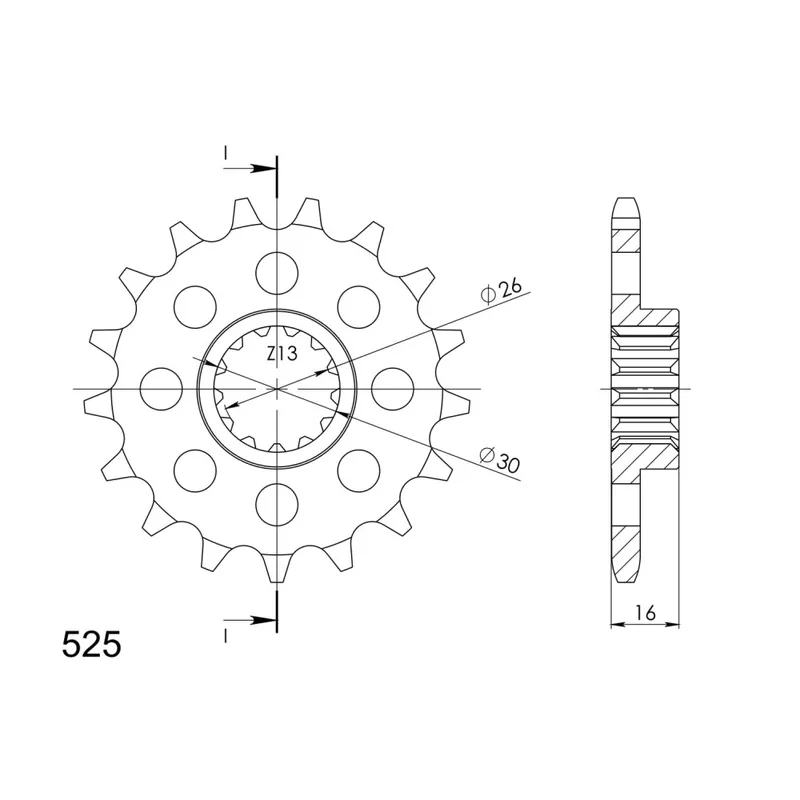 Tovární Cena Řetězové kolečko SUPERSPROX CST-313:14
