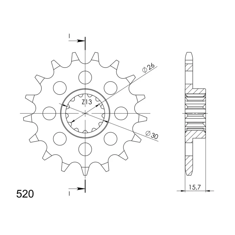 Řetězové kolečko SUPERSPROX CST-312:16 Časově Omezené