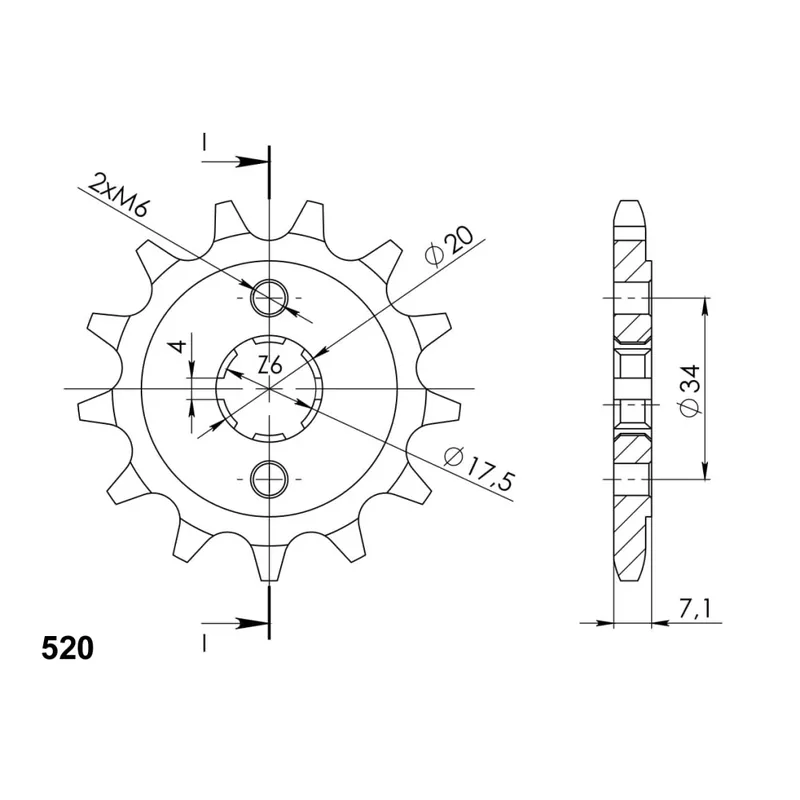 Tovární Cena Řetězové kolečko SUPERSPROX CST-266:12