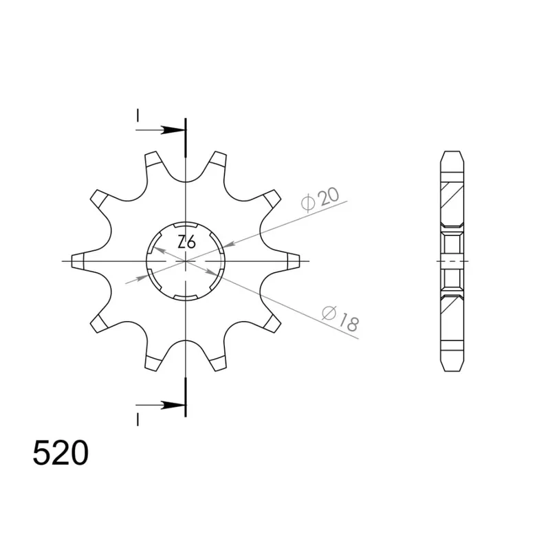 Nejlepší Volba Řetězové kolečko SUPERSPROX CST-248:10