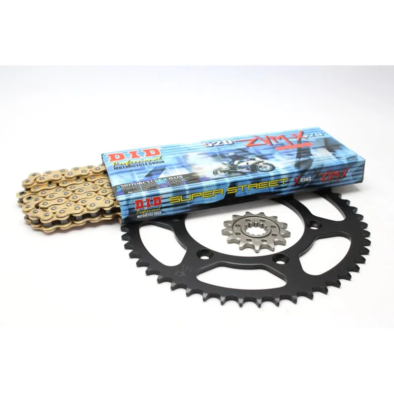 Řetězová sada D.I.D + JT řady ZVM-X ve zlaté barvě Novinka