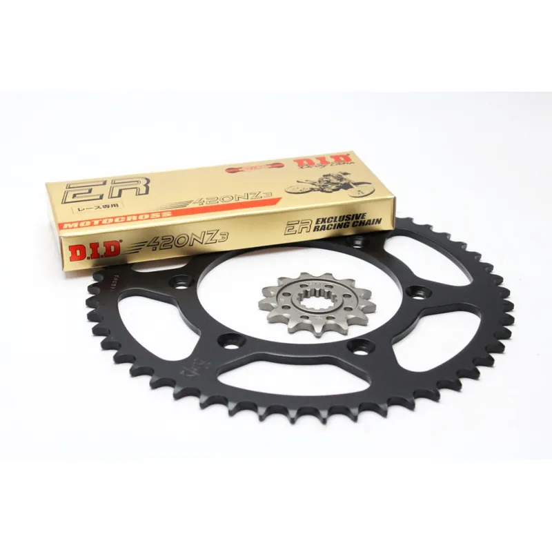 Řetězová sada D.I.D + JT řady NZ3 SDH ve zlato/černé barvě Sezónní Sleva