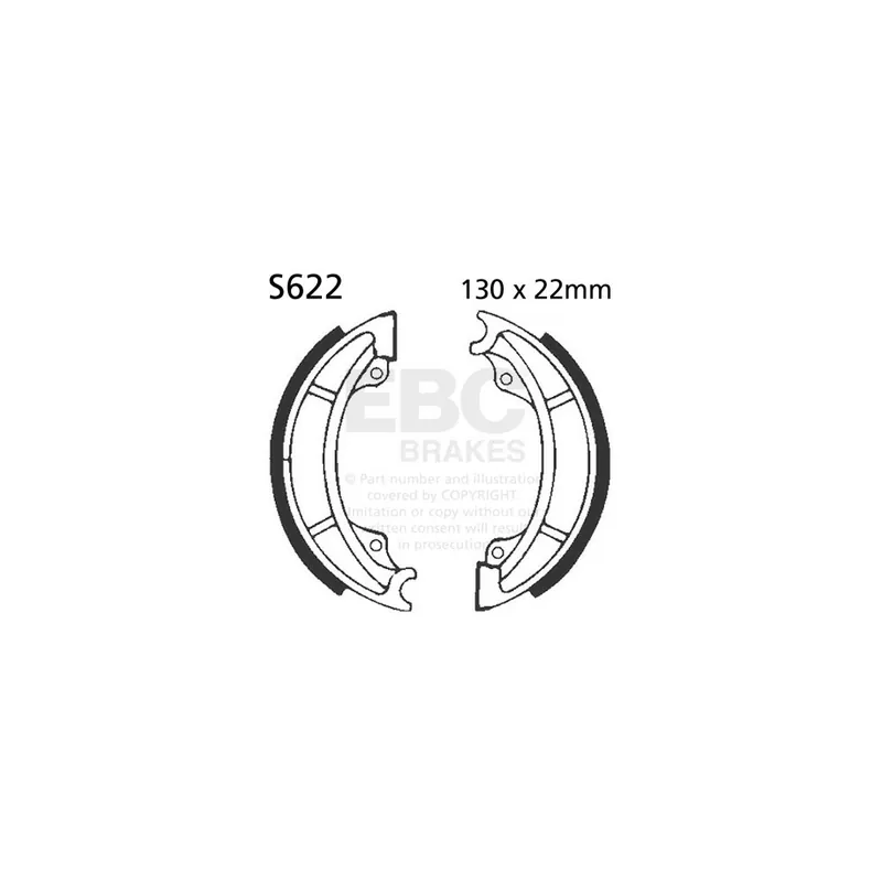 Sada brzdových čelistí EBC S622 Odeslání Ihned