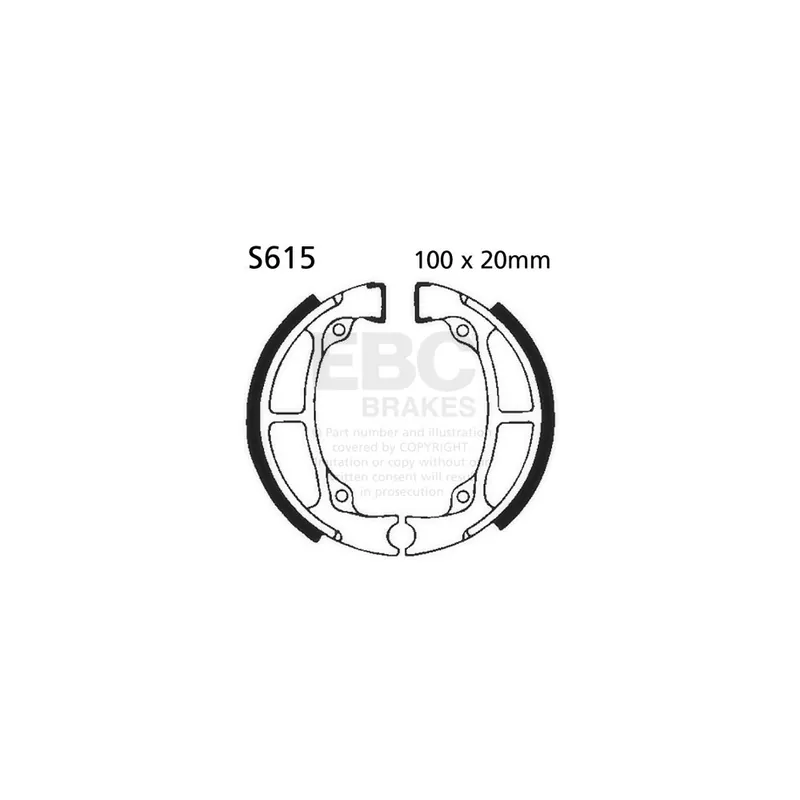 Akce Sada brzdových čelistí EBC S615