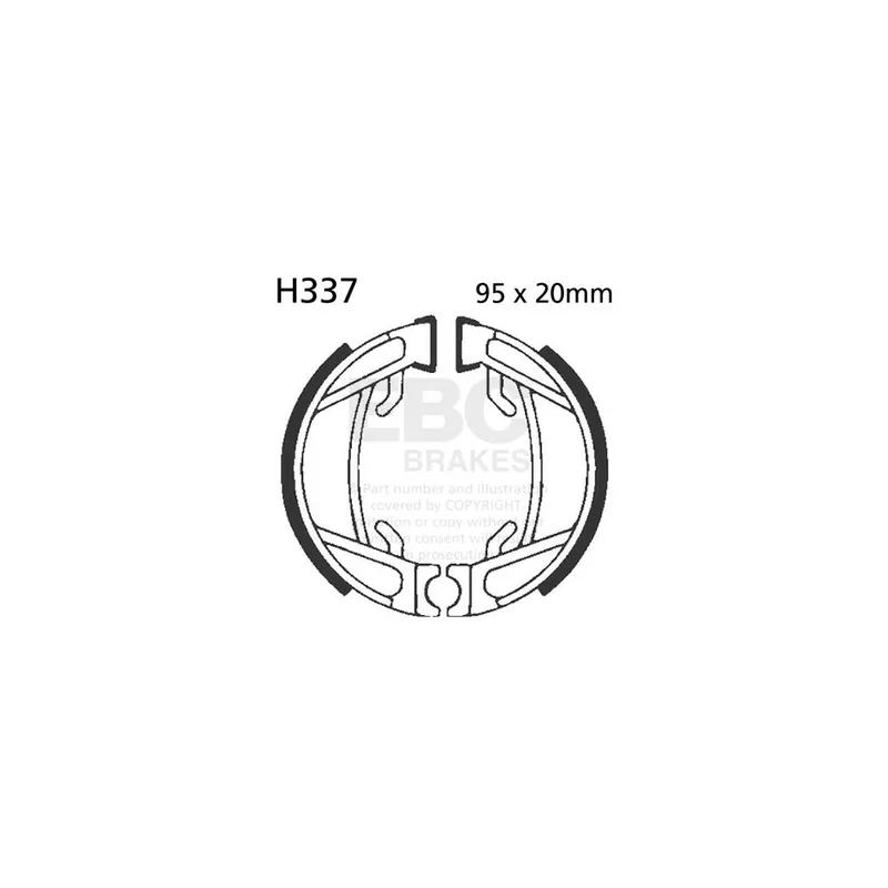Sada brzdových čelistí EBC H337 Kup Teď