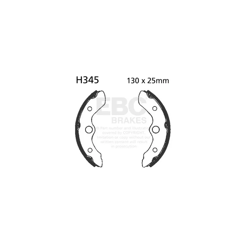 Víkendová Akce Sada brzdových čelistí EBC H345