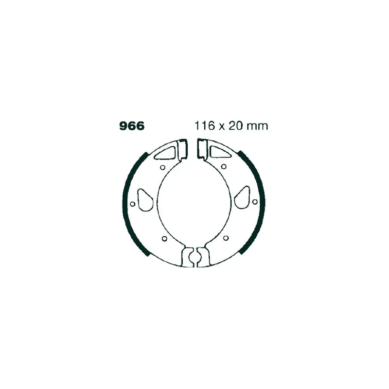 Sada brzdových čelistí EBC 966 Cenově Výhodný