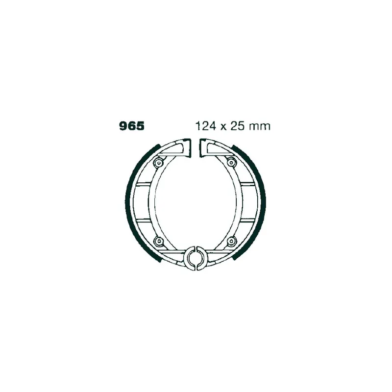 Novinka Sada brzdových čelistí EBC 965