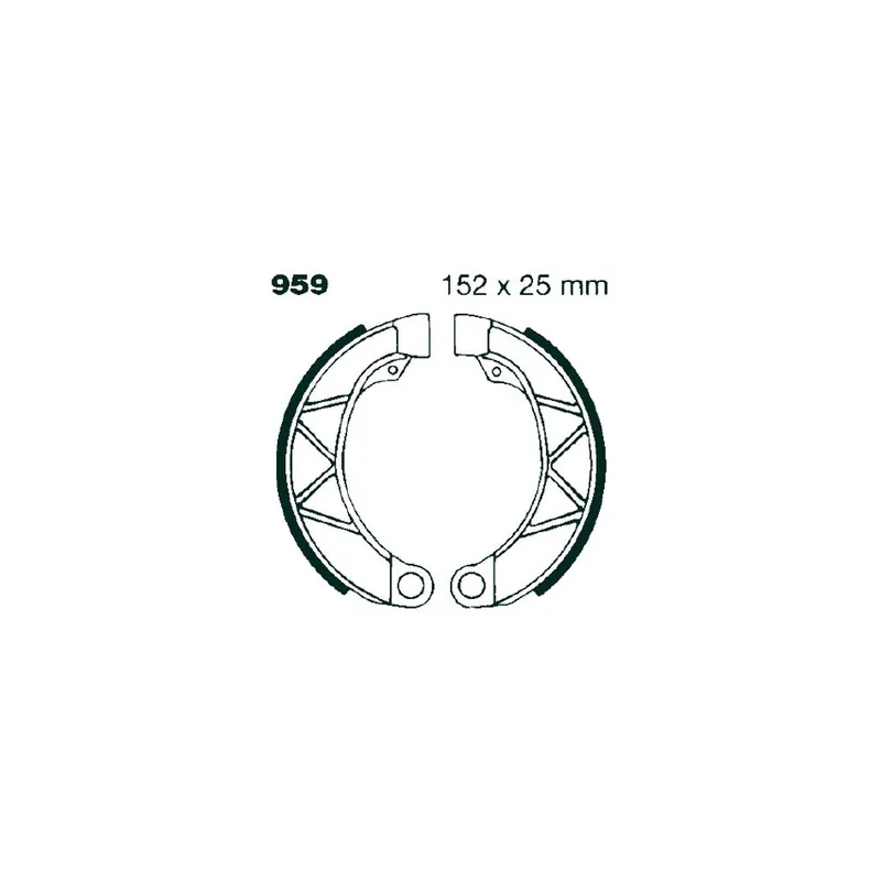 Sada brzdových čelistí EBC 959 Expresní Doručení