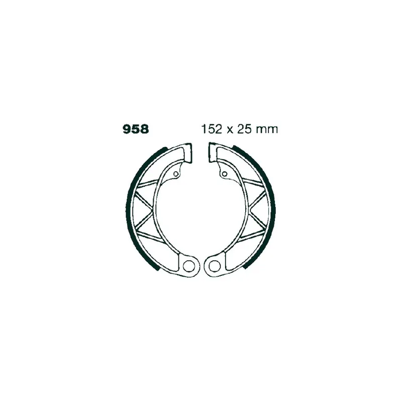 Sada brzdových čelistí EBC 958 Super Cena