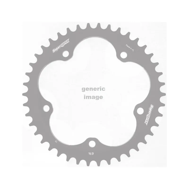 Hliníková řetězová rozeta SUPERSPROX RAL-614:43-BLK černý Odeslání Ihned