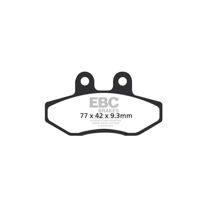 Autentický Brzdové destičky EBC SFA393