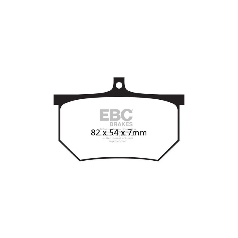 Časově Omezené Brzdové destičky EBC FA107/2A