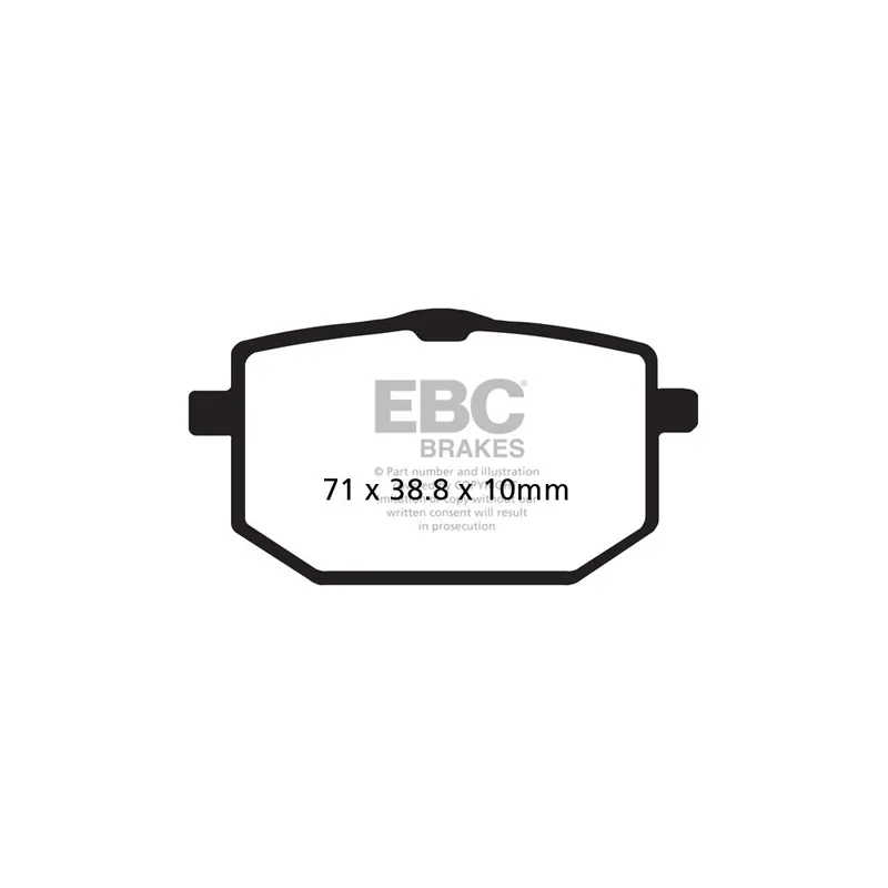 Horká Nabídka Brzdové destičky EBC FA118