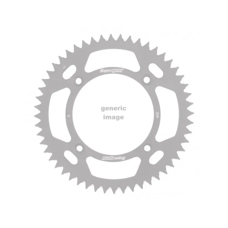 Výhodná Nabídka Hliníková řetězová rozeta SUPERSPROX RAL-209:54-BLK černý 54 zubů, 420