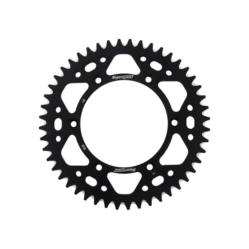 Akce Hliníková řetězová rozeta SUPERSPROX RAL-808:48-BLK černý 48 zubů, 520