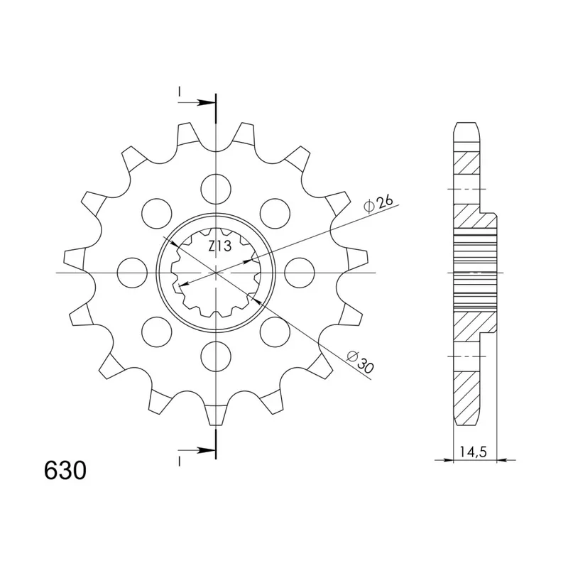 Řetězové kolečko SUPERSPROX CST-335:15 15 zubů, 630 Sezónní Sleva